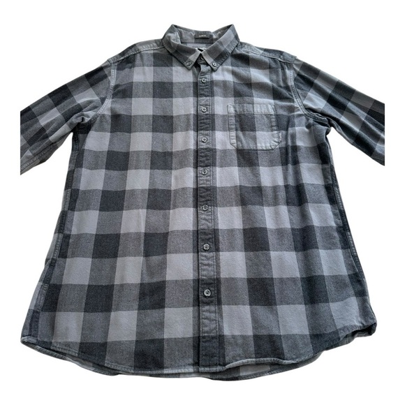 Eddie Bauer Flannel Buffalo Check Button Down Long Sleeve Shirt - Size XLT - Picture 5 of 13